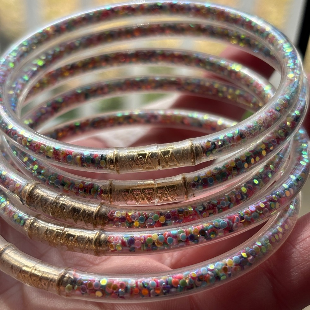 Budhagirl inspired colorful bangles